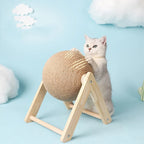 Sisal Rope Scratching Ball – Interactive Claw Grinder for Cat Exercise