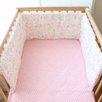 Cotton Star Crib Bumper – Thickened Protective Bedding for Newborn Infants