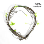 90cm Artificial Rattan Vine – Flexible Floral Branch for Wedding Decoration
