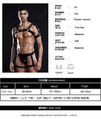 Black Mesh Club Outfit – Sexy Men's Costume for Role Play