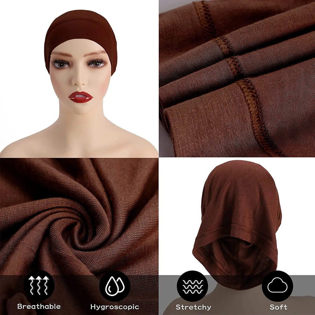 Spandex Dreadlock Tube Cap – Elastic Satin Hair Wrap for Sleeping