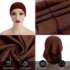 Spandex Dreadlock Tube Cap – Elastic Satin Hair Wrap for Sleeping