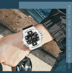 Digital Sports Watch – Waterproof LED Military Timepiece for Outdoor Men