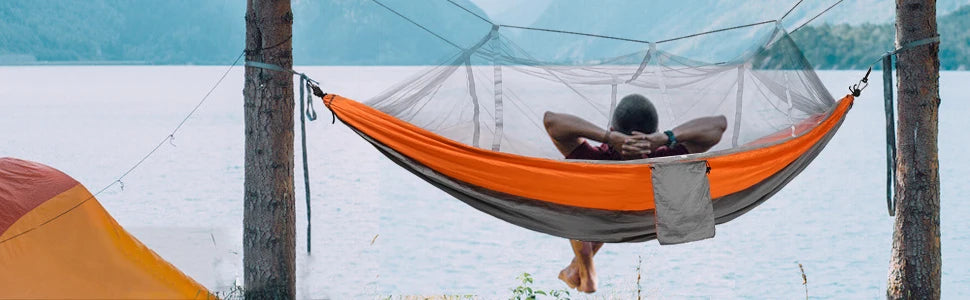 Portable Parachute Hammock – Mosquito Net for Outdoor Camping and Hiking