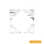 3D Acrylic Mirror Wall Decals – Self-Adhesive Geometric Decor for Home Interior