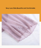 Plus Size Anti-Chafe Shorts – Seamless Lace Underskirt for Summer Comfort