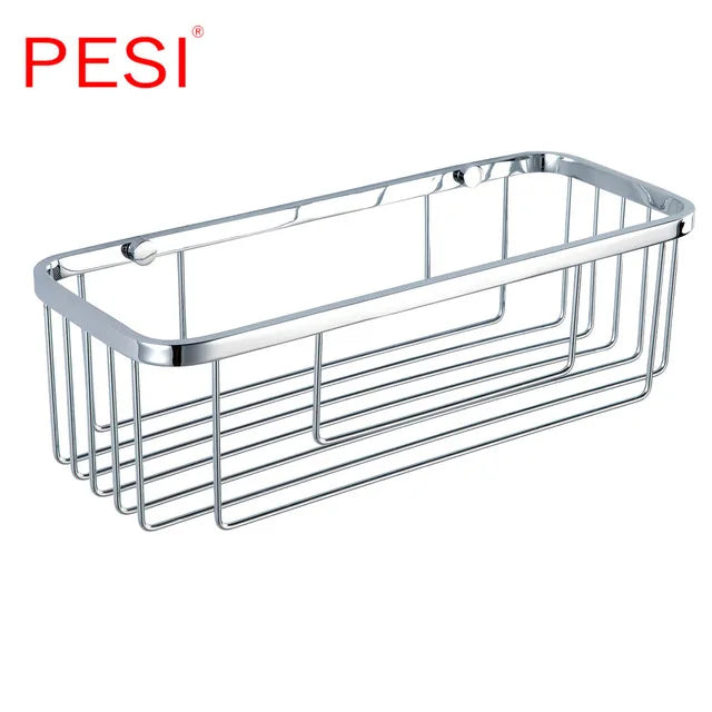 Stainless Steel Corner Shower Caddy – Rustproof Wall Mount for Bathroom Storage