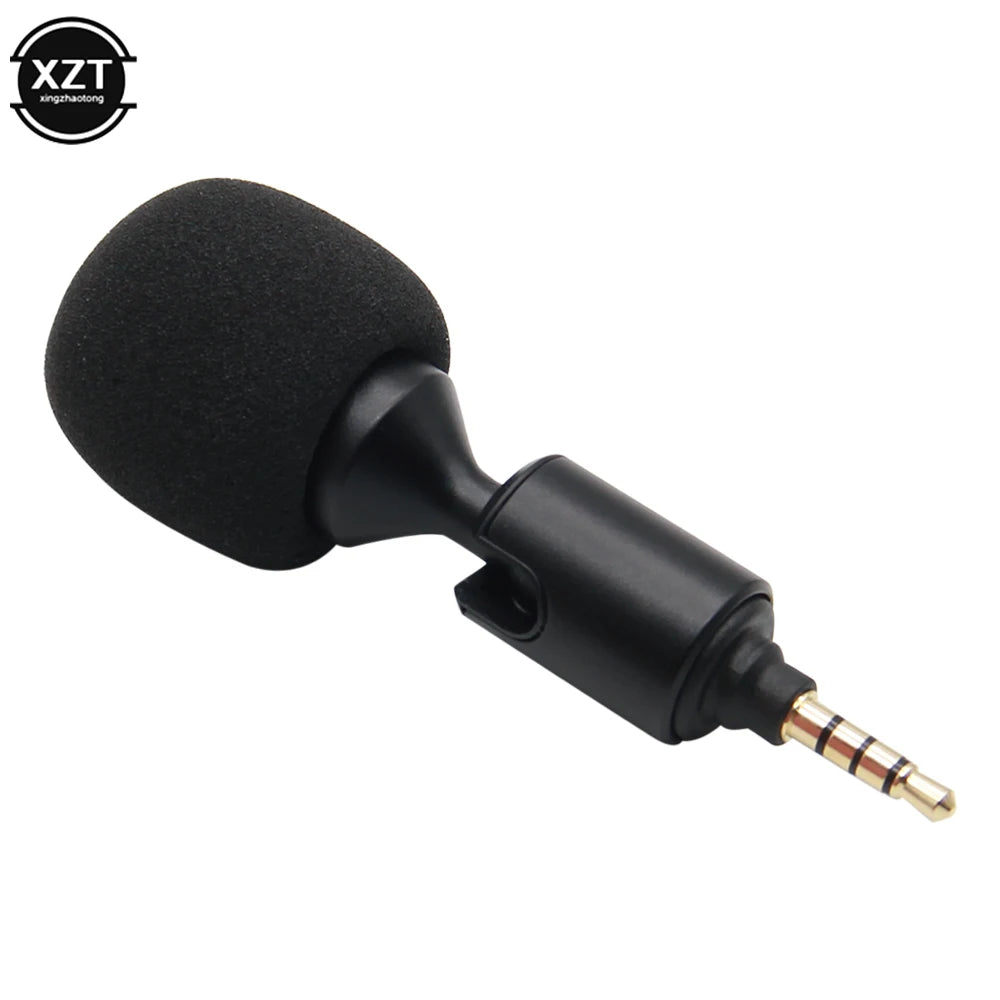Portable Mini Microphone – 3.5mm Type-C Flexural Mic for Phone and Laptop
