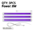 T5 UV Blacklight Tube – 8W 365nm Ultraviolet Lamp for Money Detection and Decor