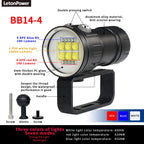 Underwater LED Photography Light – 20000LM Waterproof Video Torch for Diving