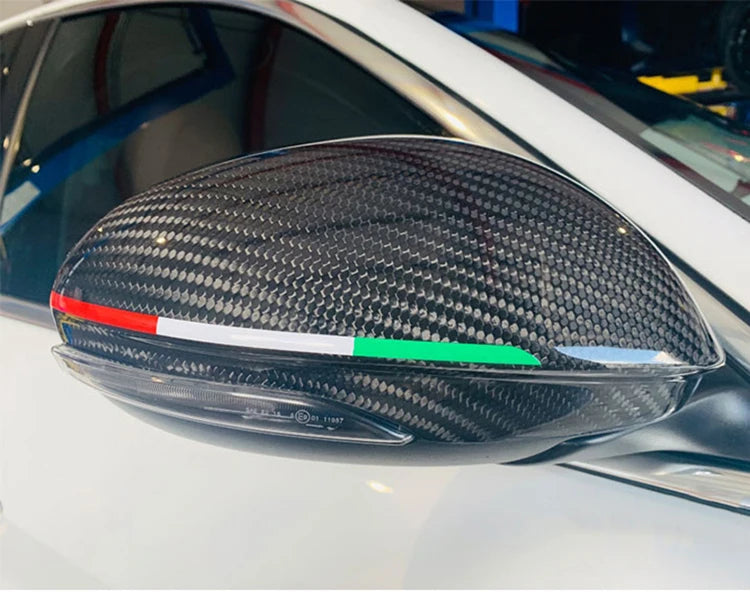 Rearview Mirror Garland Sticker – Aesthetic Interior Decor for Alfa Romeo Giulia