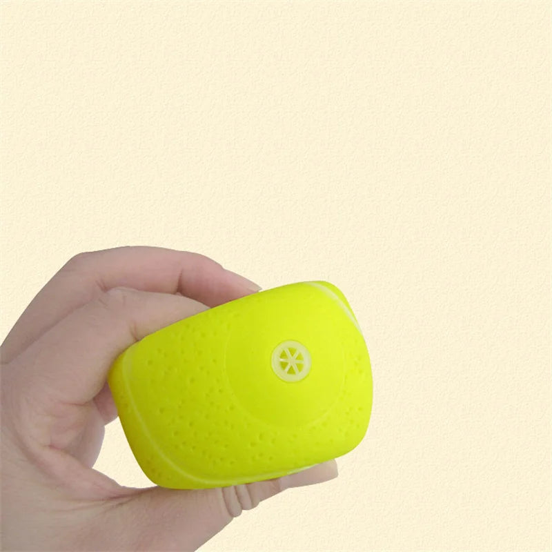 6cm Rubber Squeaky Ball – Durable Chew Toy for Small Dogs and Puppies