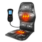 Electric Back Massage Cushion – Heating Vibrator for Home Office Pain Relief