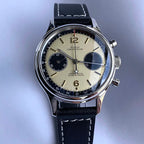 Sugess 1963 Mechanical Chronograph Watch – Sapphire Pilot Style for Men