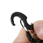 Paracord Survival Keychain – Military Carabiner for Outdoor Camping Gear