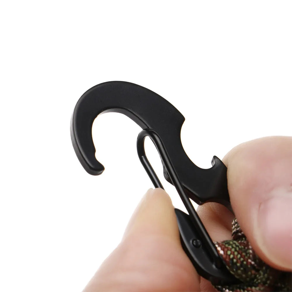 Paracord Survival Keychain – Military Carabiner for Outdoor Camping Gear