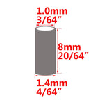 Copper Crimp Sleeves – Round Fishing Line Connectors for Rigging Tackle