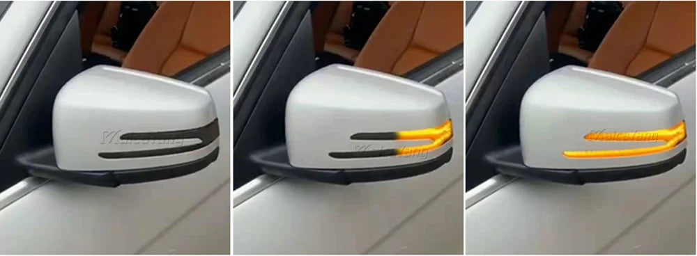 Dynamic LED Side Mirror Indicators – Sequential Turn Signals for Mercedes Benz