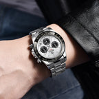 BENYAR Stainless Steel Chronograph Watch – Luxury Quartz for Men
