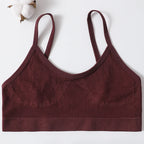 Seamless Push Up Bra – Soft Low Back Crop Top for Everyday Comfort