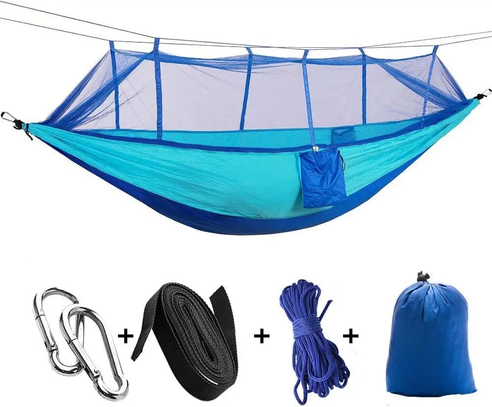 Portable Parachute Hammock – Mosquito Net for Outdoor Camping and Hiking
