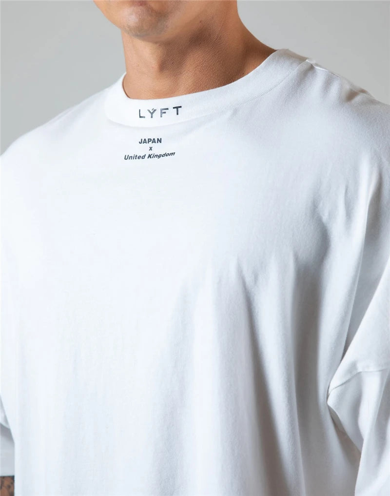 Cotton Gym T-Shirt – Short Sleeve for Men Workout Training Fitness
