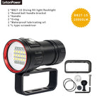 Underwater LED Photography Light – 20000LM Waterproof Video Torch for Diving