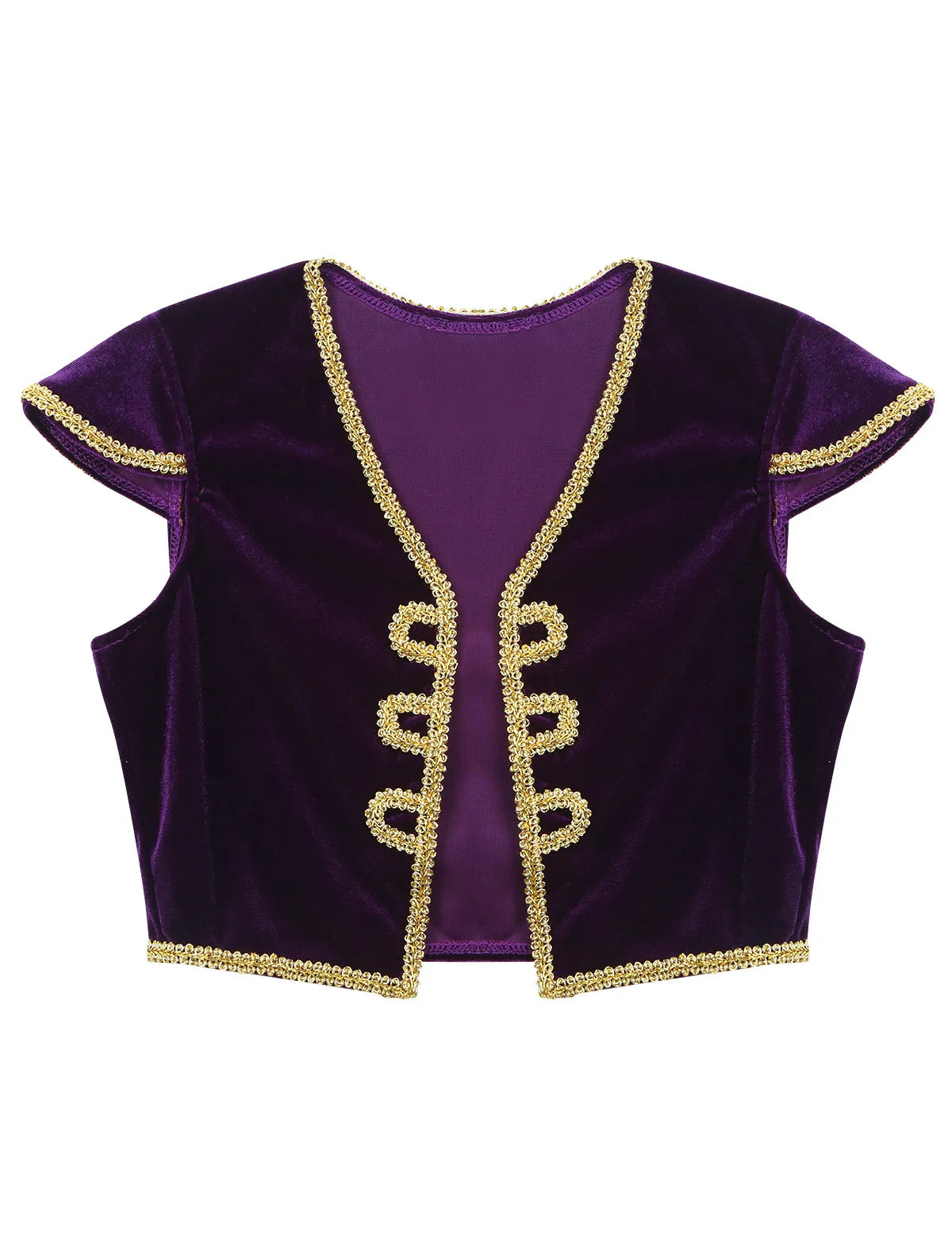 Boys Arabian Prince Costume – Vest and Pant Set for Halloween Cosplay