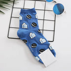 Novelty Food Print Crew Socks – Funny Cartoon Cotton Socks for Casual Wear