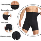 High Waist Compression Shorts – Tummy Control Body Shaper for Men