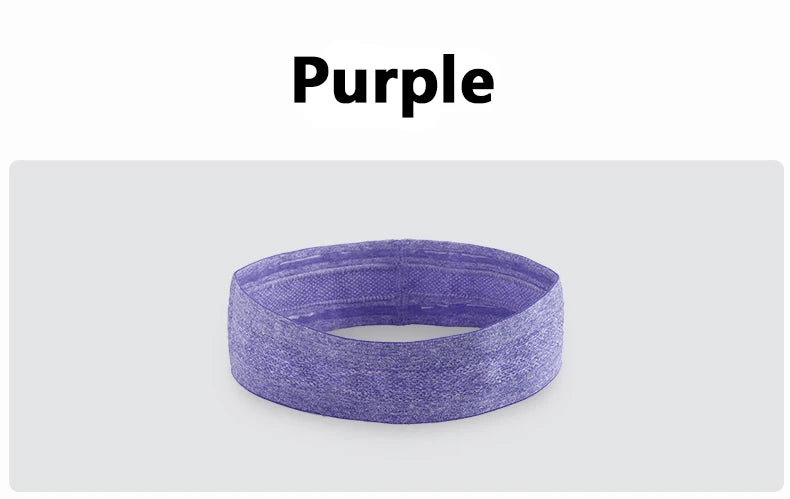 Moisture-Wicking Elastic Sweatband – Breathable Headband for Gym and Sports