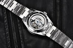Automatic Mechanical Wristwatch – Stainless Steel for Business Men