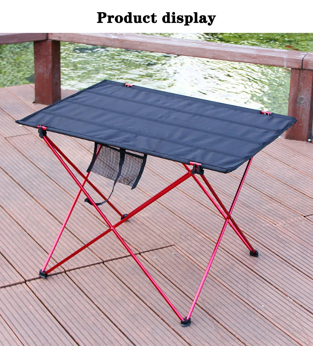 Portable Aluminium Folding Table – Ultra Light Outdoor Desk for Camping Picnic