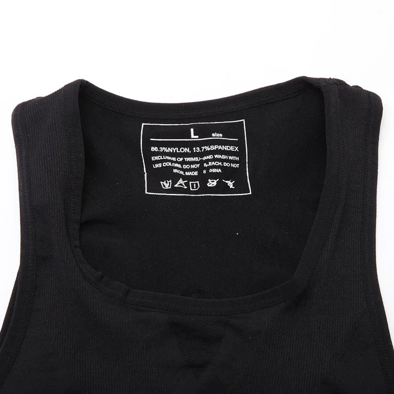 Compression Tank Top – Abdomen Slimming Body Shaper for Gynecomastia Support