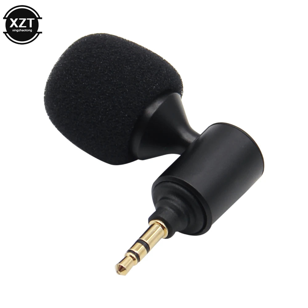 Portable Mini Microphone – 3.5mm Type-C Flexural Mic for Phone and Laptop