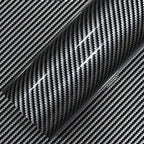 Glossy Carbon Fiber Vinyl Wrap – Adhesive Film for Car and Motorcycle Styling