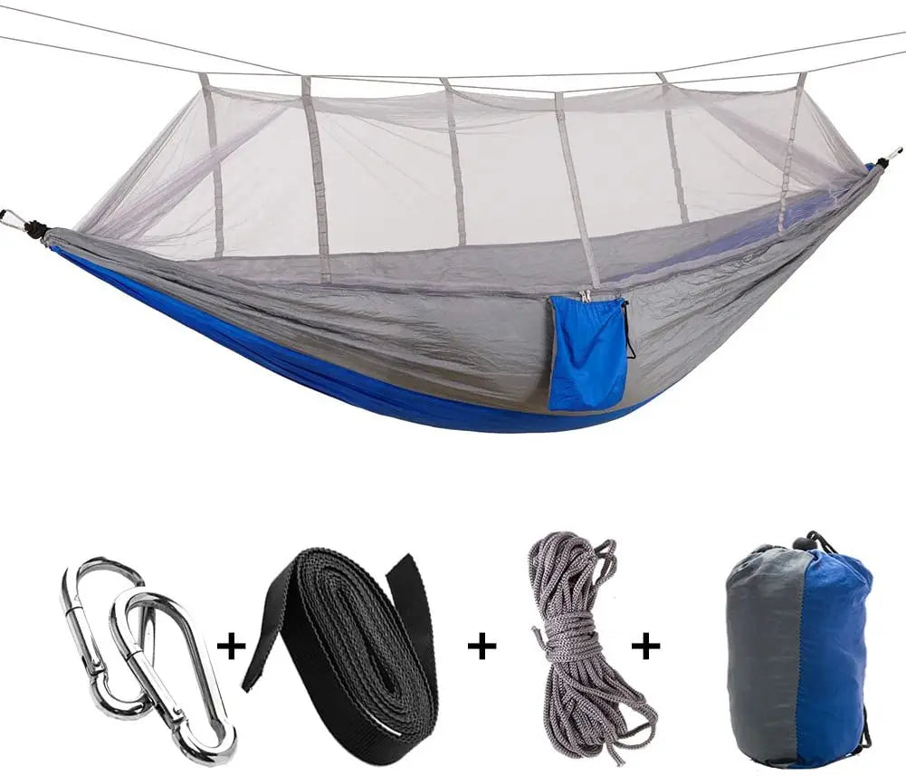 Portable Parachute Hammock – Mosquito Net for Outdoor Camping and Hiking