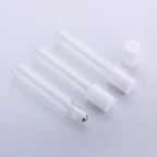 Glass Roll-On Vials – 10ml Transparent Essential Oil Bottles for Aromatherapy