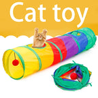 Collapsible Cat Tunnel – Interactive Pet Play Tube for Indoor Exercise
