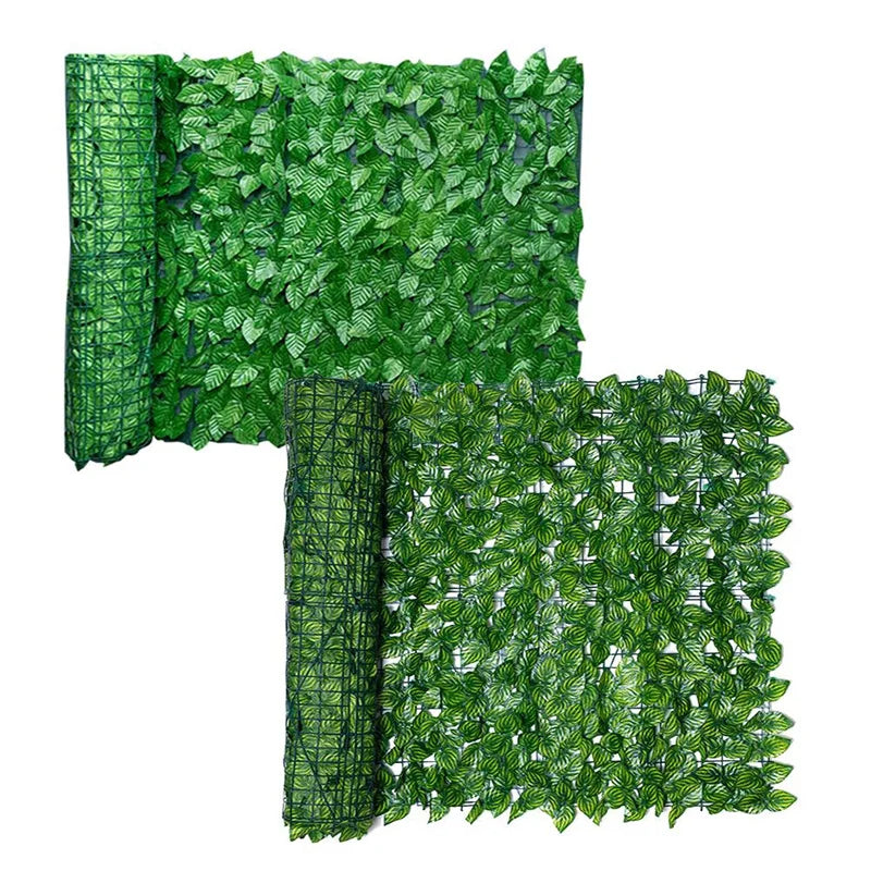 Artificial Ivy Fence Screen – 50x300cm Faux Leaf Hedge for Garden Privacy