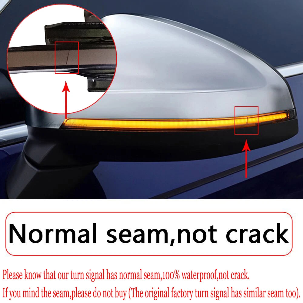 Dynamic LED Side Mirror Indicators – Sequential Turn Signals for Peugeot 308 II