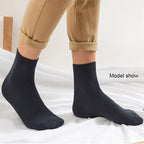 Bamboo Fiber Compression Socks – Men's Business Casual Dress for Comfort
