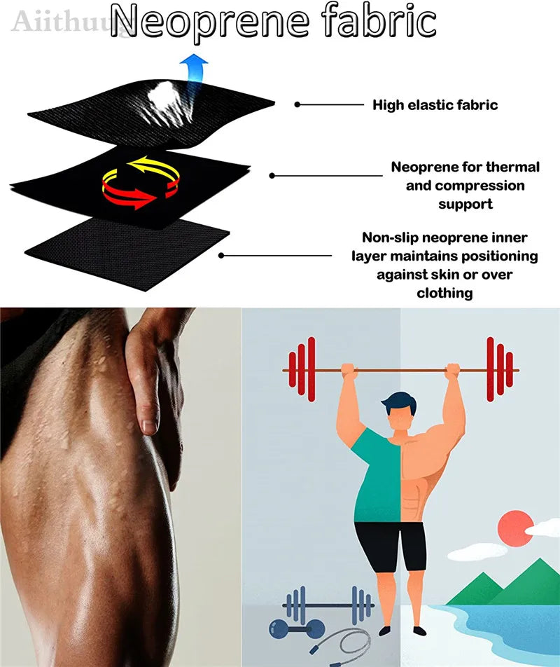 Thermo Sauna Compression Leggings – Fat Burning Body Shaper for Men Gym Workout