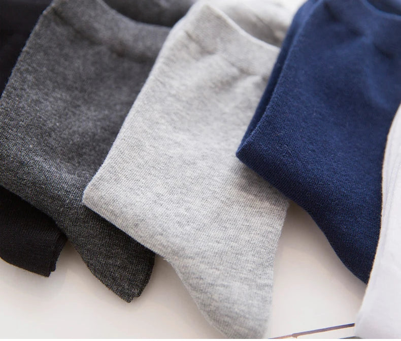 Cotton Blend Business Socks – Soft Breathable Footwear for Men Size 6.5-14