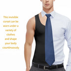 Compression Tank Top – Abdomen Slimming Body Shaper for Gynecomastia Support