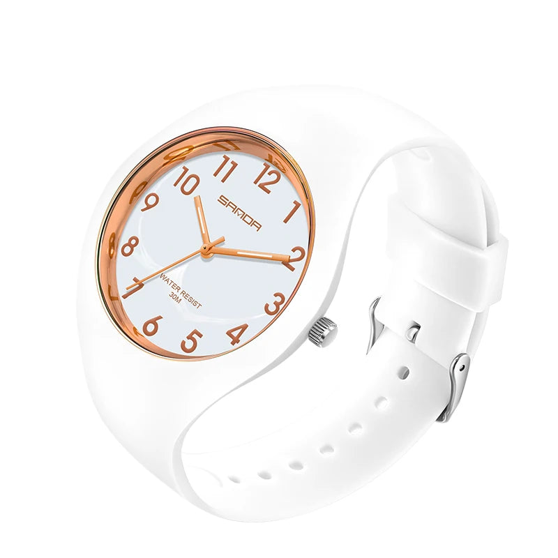 Ultra-thin Quartz Women's Watch – Minimalist Luxury Waterproof Wristwatch