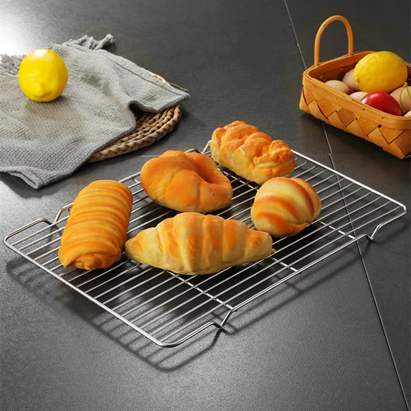 Stainless Steel Cooling Rack – Non-Stick Mesh Tray for Baking and BBQ