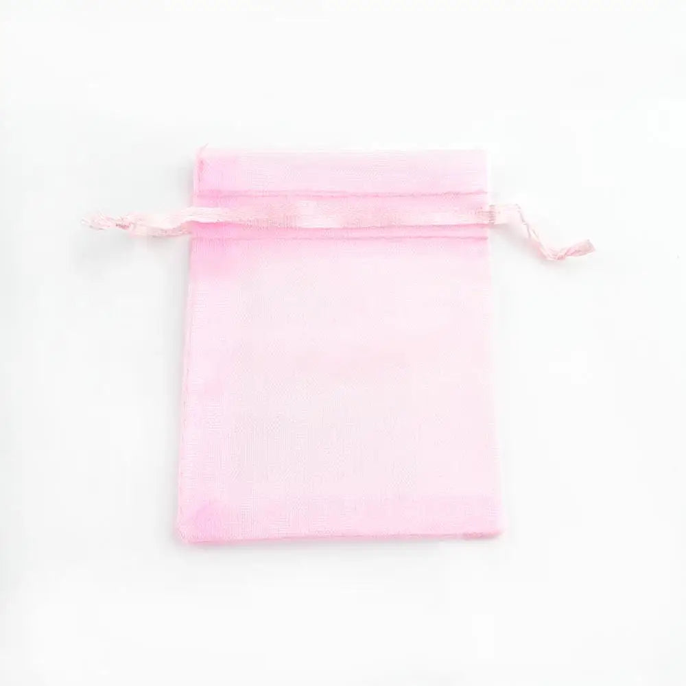 Organza Drawstring Pouches – Sheer Jewelry Gift Bags for Wedding Party Favors