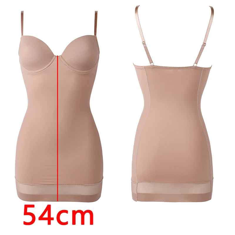 Underwire Control Slip – Full Length Shapewear for Women Under Dresses
