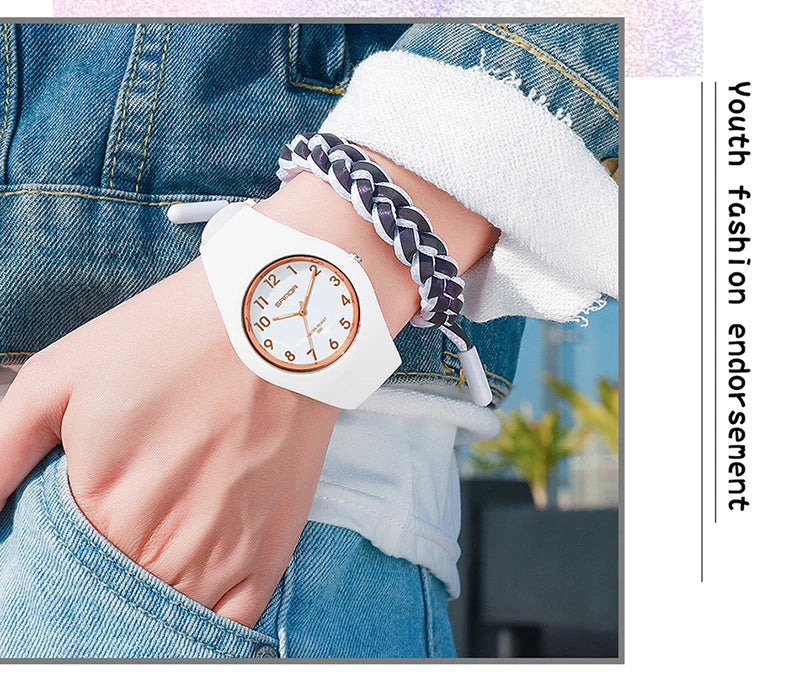 Ultra-thin Quartz Women's Watch – Minimalist Luxury Waterproof Wristwatch